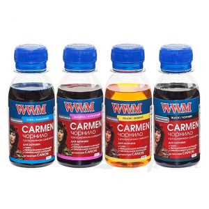 Комплект чорнил WWM CARMEN для Canon Водорозчинні 4х100г